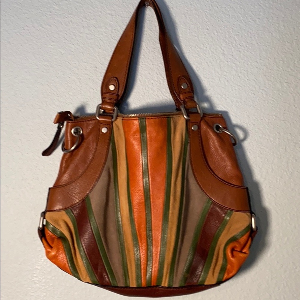 Fossil bag fall colors  leather/suede